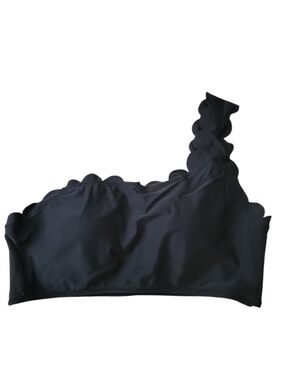 Molybell Scalloped One Shoulder Bikini Top Sz L Lightly Padded